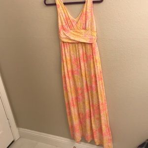 Lily Pulitzer floral maxi dress